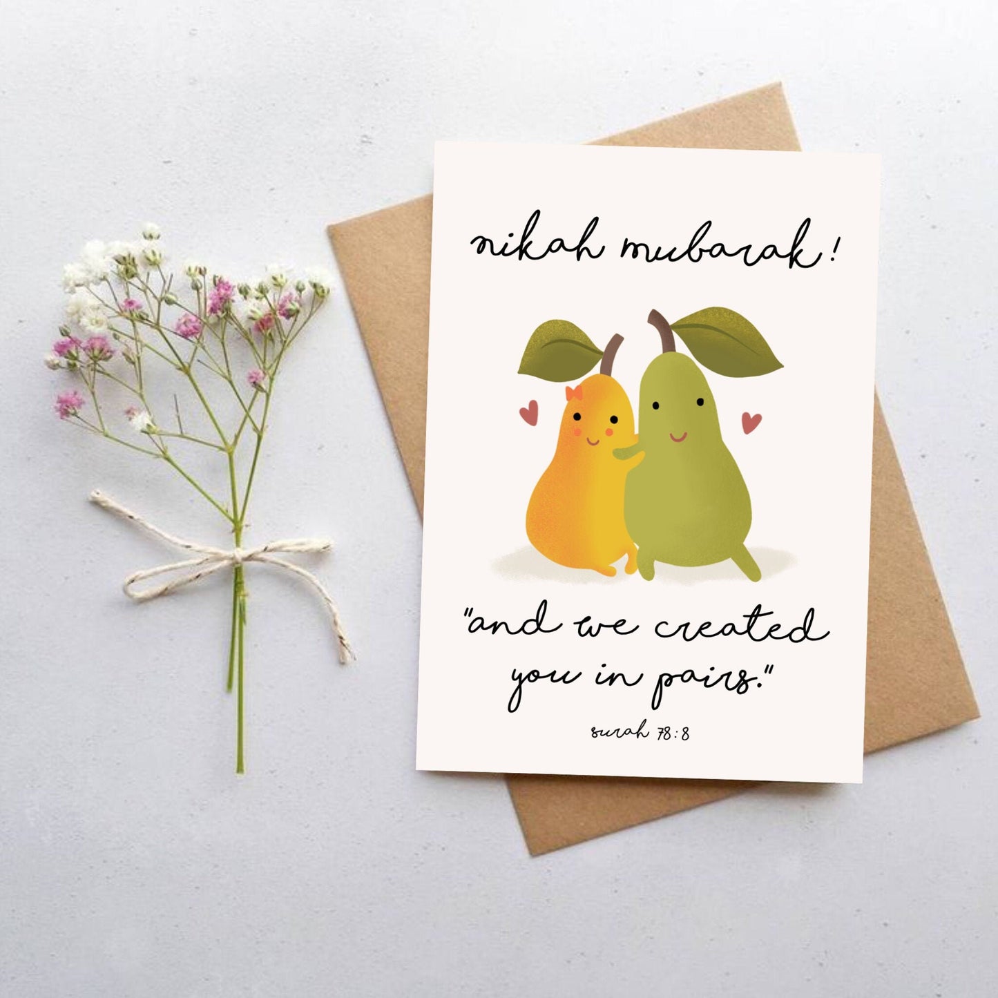 Nikah Card - Pears