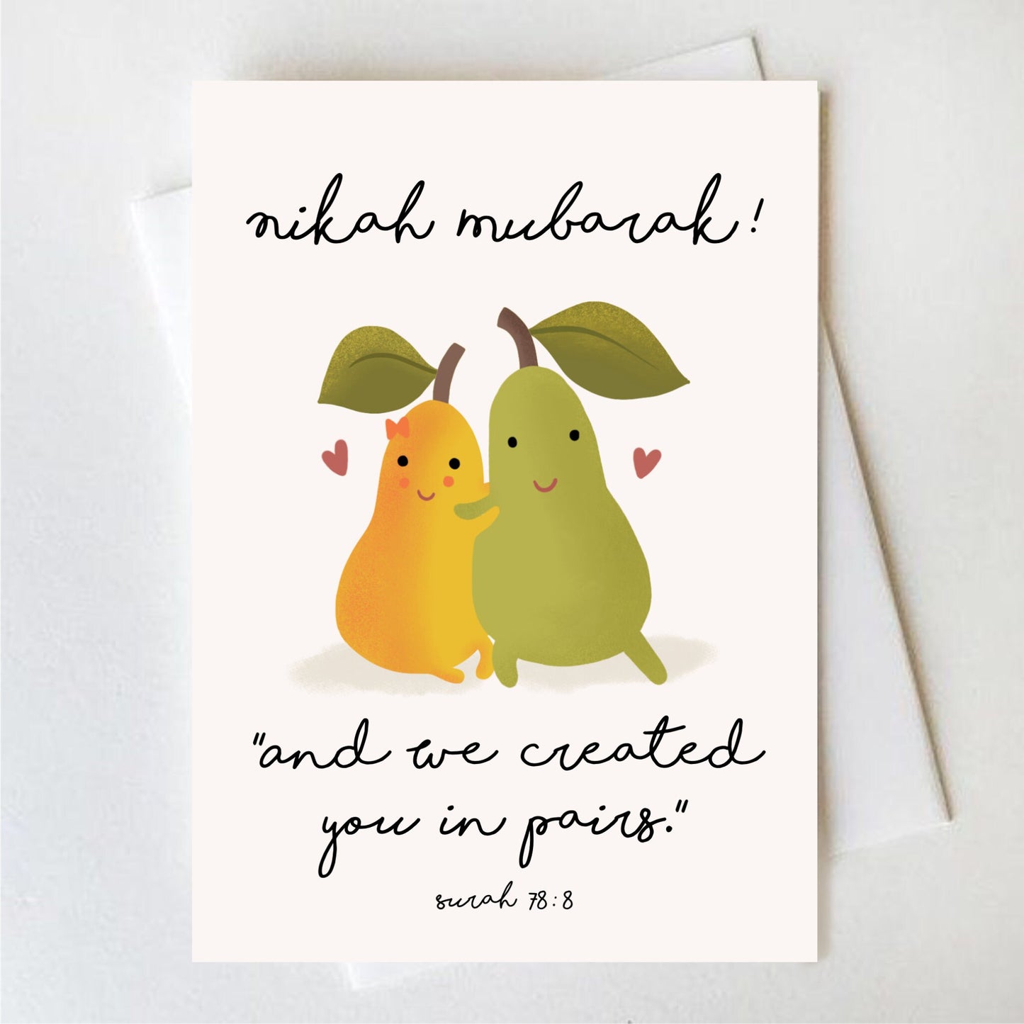 Nikah Card - Pears